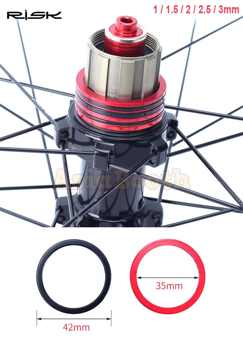 Bicycle Bottom Bracket & Hub Spacer Washer (15 pieces)