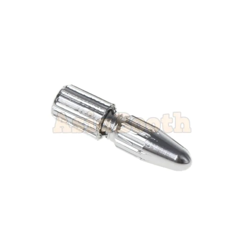 Bicycle Brake Cable Aluminum End Cap Reusable (Silver)