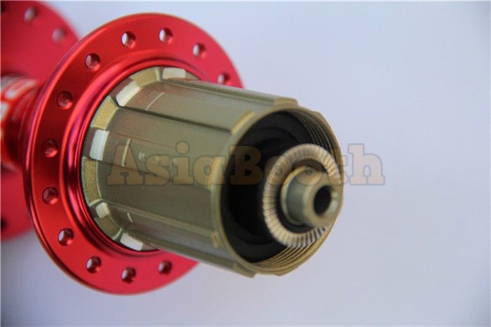 NOVATEC A171SB F172SB Road Bicycle Cassette Hub V-brakes (Rear Hub Red)