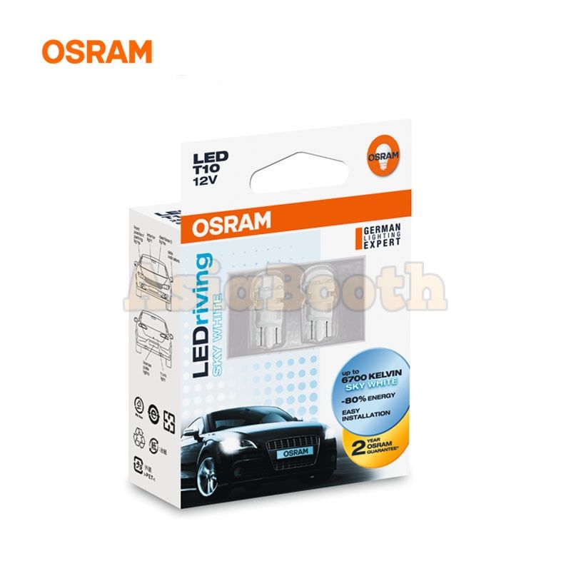 OSRAM 2880SW LEDriving T10 W5W LED Sky White 6700K - Asia Booth