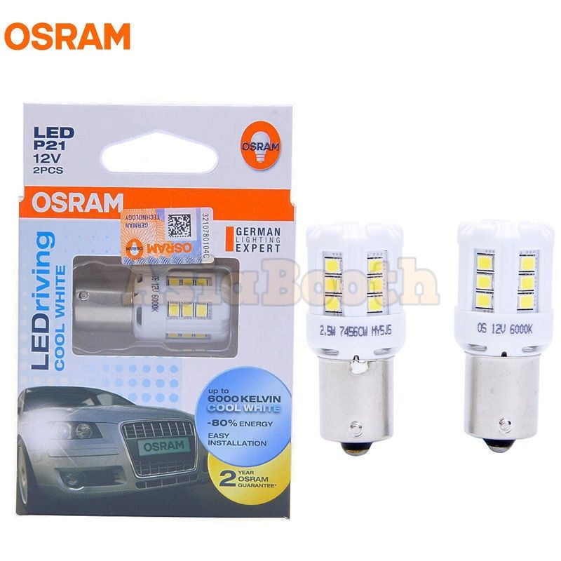 OSRAM 7456CW LEDriving P21 P21W LED Cool White 6000K - Asia Booth
