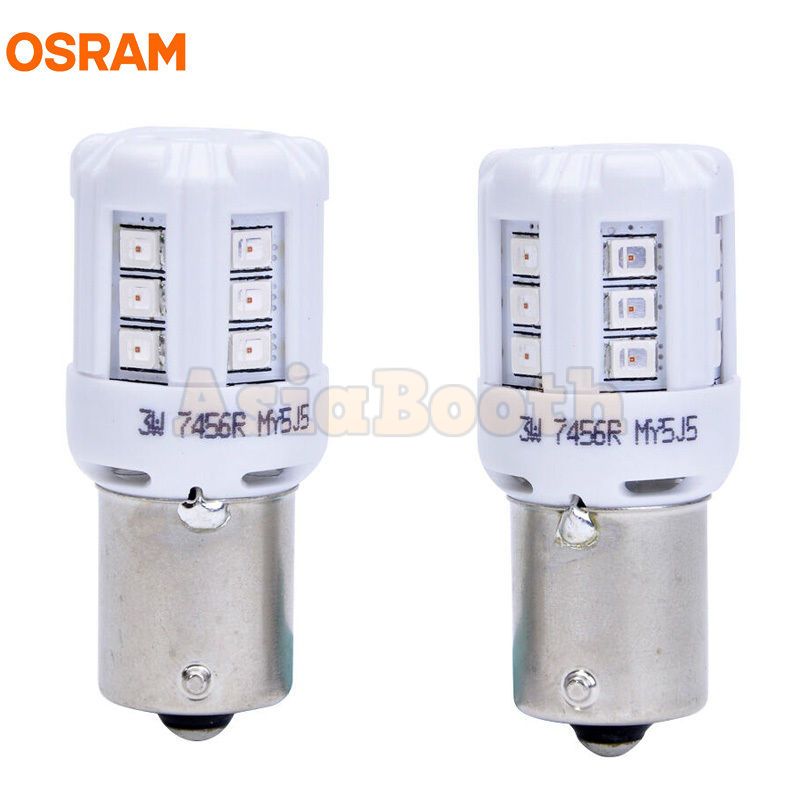 OSRAM 7456R LEDriving P21 P21W LED Red Light - Asia Booth