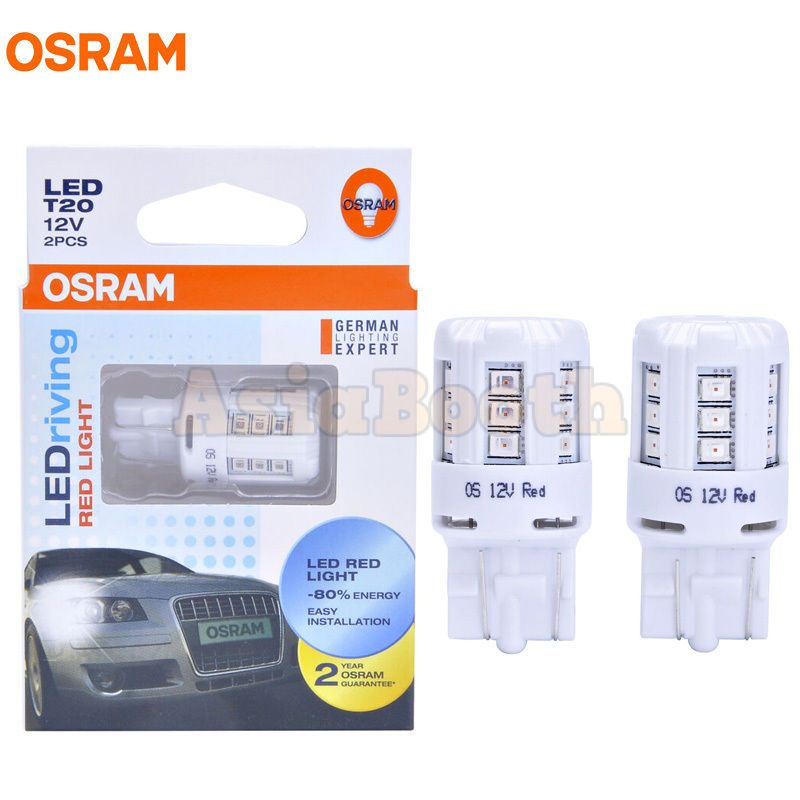 OSRAM 7715R LEDriving T20 W21W LED Red Light - Asia Booth