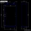 Barrow Computer Copper Radiator - DABEL-60A 240mm Diagram