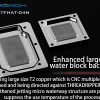 Barrowch CPU Waterblock For AMD Threadripper x399 With OLED Display - FBLTFHAT-04N