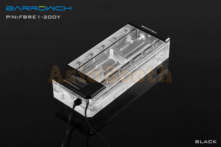 Barrowch Boxfish Water Reservoir LRC 2.0 + OLED Display - FBRE1 200mm Black