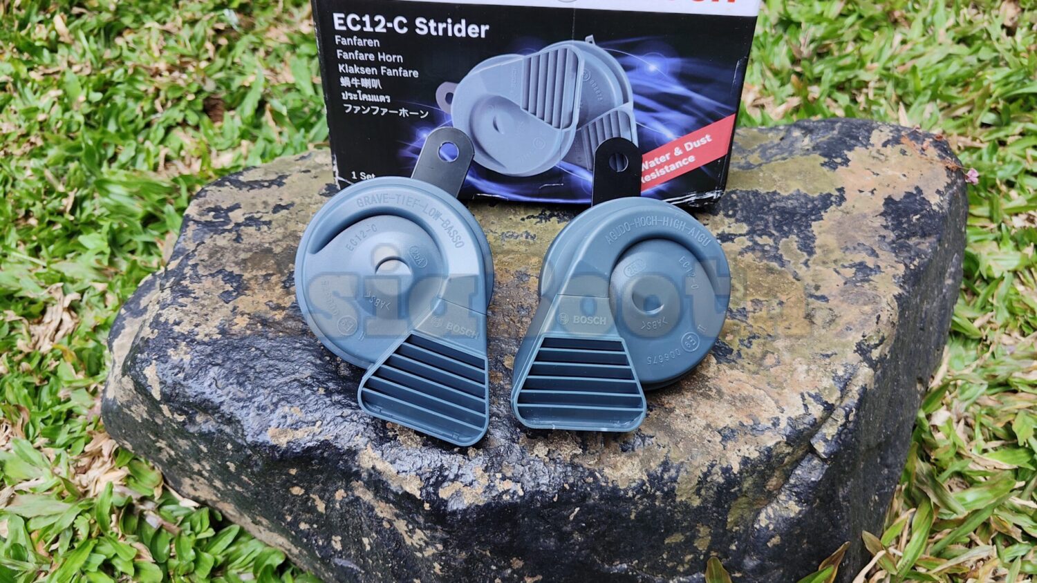 BOSCH EC12-C Strider 12 Volt Trumpet Horn For Car Truck & Motorcycle