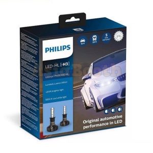 PHILIPS Ultinon Pro9000 HL Lumileds Luxeon - H3 5800K
