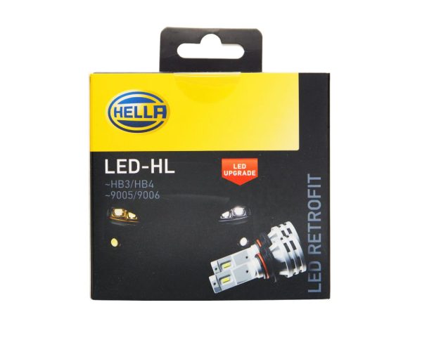 HELLA Car LED Headlight Retrofit - LED-HL HB3/HB4 9005/9006 6500K