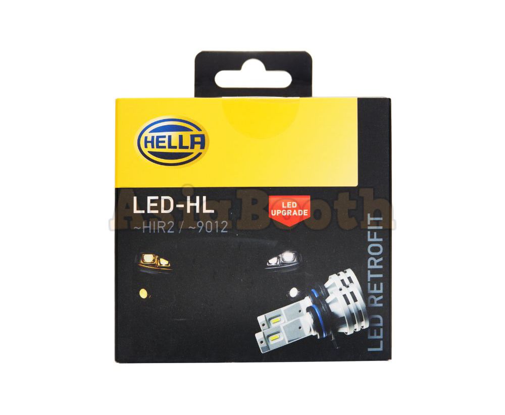 HELLA Car LED Headlight Retrofit - LED-HL HIR2 9012 6500K - Asia Booth
