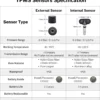 Deelife BLM8 TPMS for Android & iOS – 4/5 Tire Bluetooth BLE Sensor Kit - Image 20