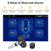 Deelife BLM8 TPMS for Android & iOS – 4/5 Tire Bluetooth BLE Sensor Kit