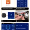 Deelife BLM8 TPMS for Android & iOS – 4/5 Tire Bluetooth BLE Sensor Kit