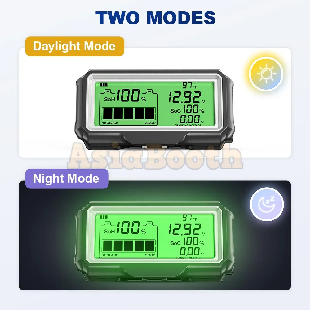 ANCEL BM200 PRO 12V LED Display - Car Battery Monitoring System Health Analyzer Tools