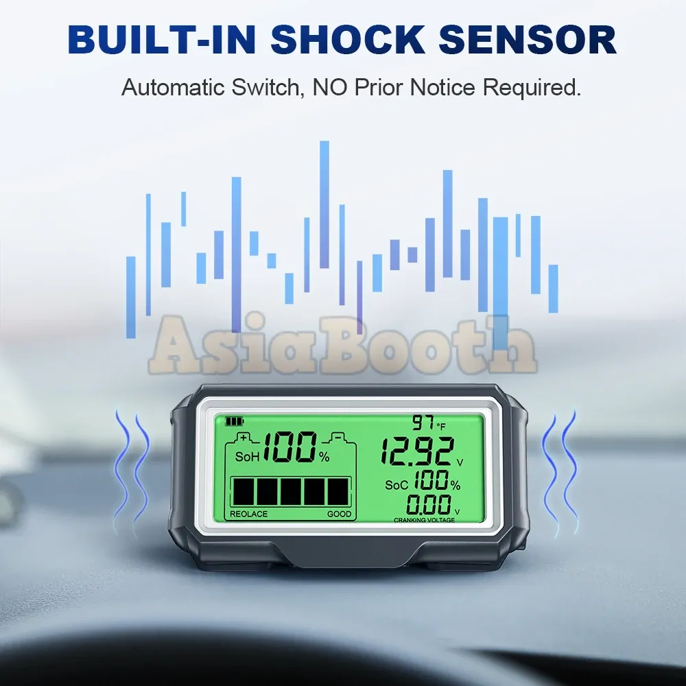 ANCEL BM200 PRO 12V LED Display - Car Battery Monitoring System Health Analyzer Tools